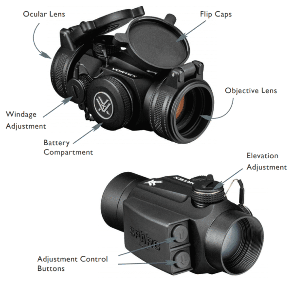 SPC-402 Vortex Optics II 2 MOA Bright Dot - YRSInc