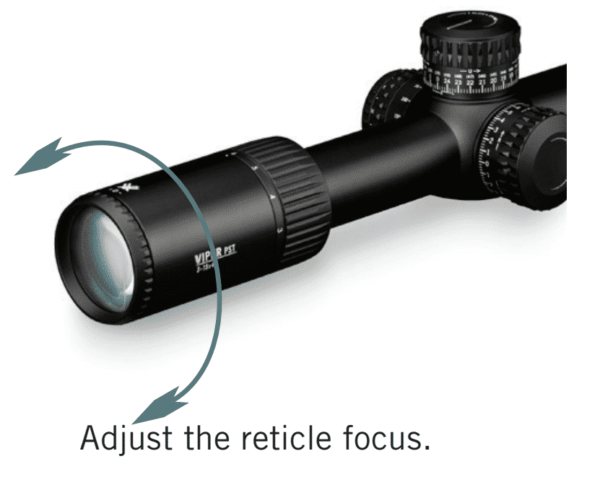 Vortex Optics PST-5258 Gen II 5-25x50 FFP Riflescope EBR-2C MRAD Reticle | 30mm Tube | Tactical Turrets 7