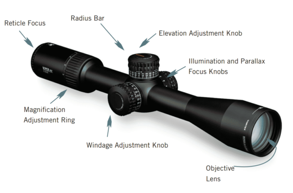 PST-5255 Vortex Optics Viper PST Gen II 5-25x50 FFP WITH EBR-2C MOA RETICLE 3