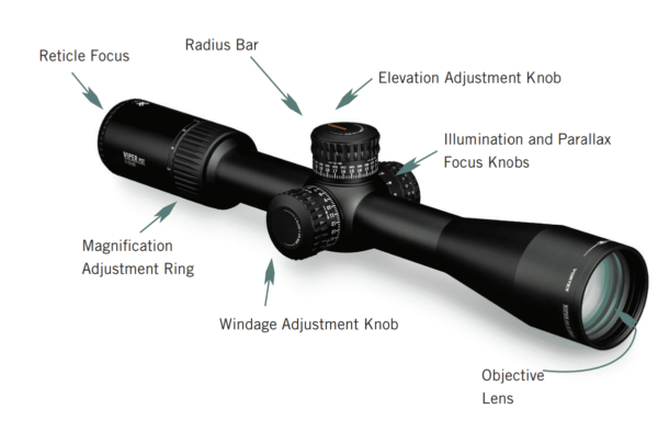 Vortex Optics PST-5258 Gen II 5-25x50 FFP Riflescope EBR-2C MRAD Reticle | 30mm Tube | Tactical Turrets 1