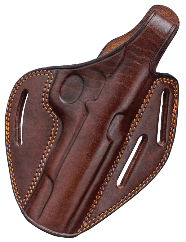 KIRO "TB Casual" Gen 2 Two Slot Belt Slide with Thumb Break Leather Holster 1