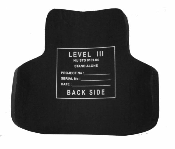 Rabintex Full Face Plates - SAPI MUlTI HIT Front and Back Curved Plates for Bullet Proof Vest - Level III (3) Protection 1