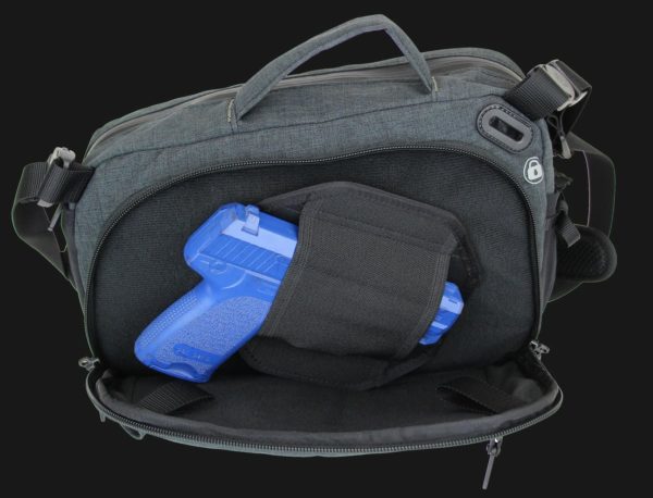 Marom Dolphin Lackrif Concealed Carry Shoulder Bag For Men and Women - MD_BG4690 6