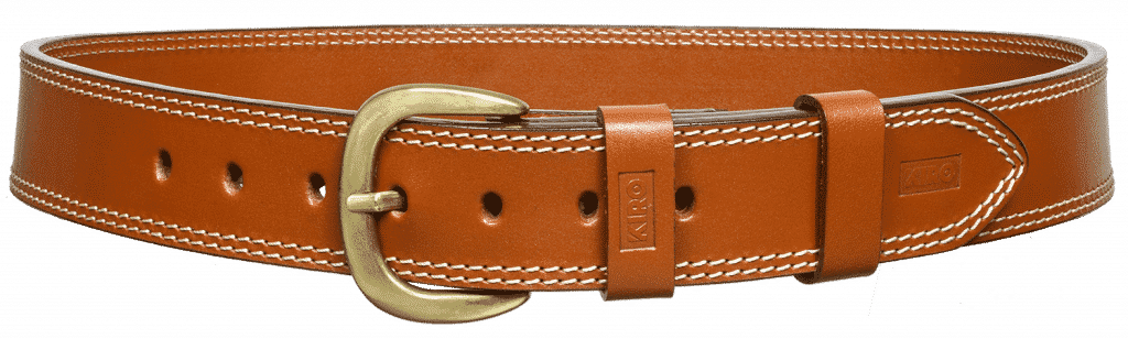 KIRO MOAB Premium Heavy Duty Handmade Leather Belt for Gun Carry 15