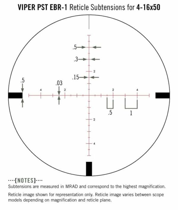 PST-416S1-M Vortex Optics VIPER PST 4-16X50 Rifle Scope - Discontinued 5