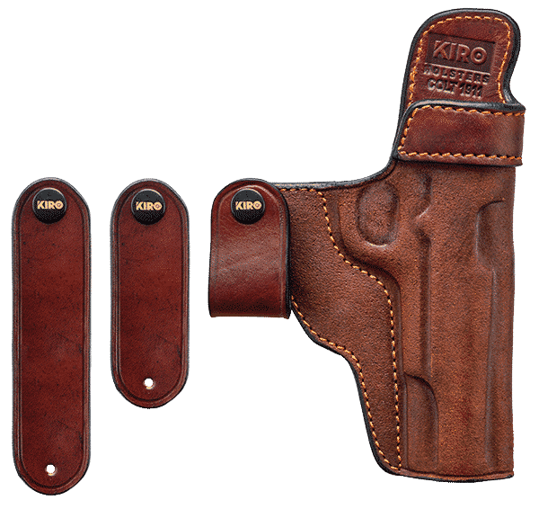 KIRO "Reholster IWB" Concealed Handmade Leather Holster 2