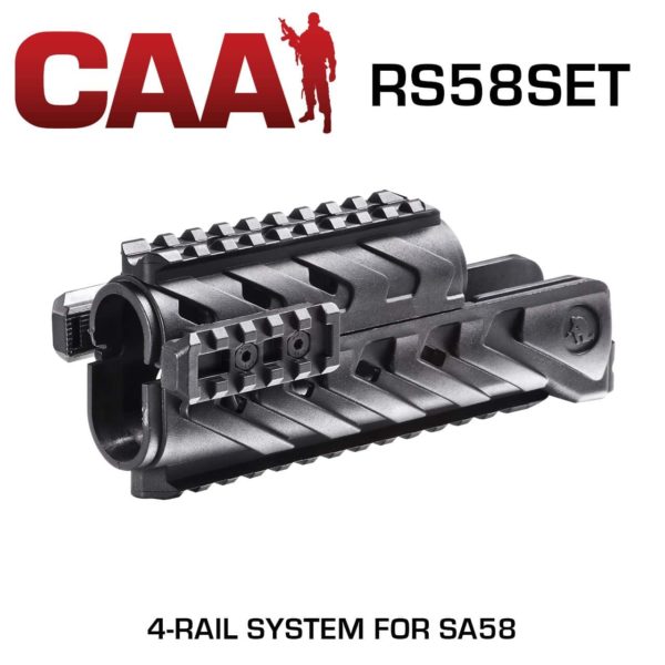 RS58SET CAA 4 Picatinny Hand Guard Rail System. Polymor Made 2