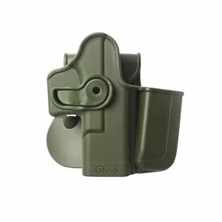 IMI-Z1023 - Polymer Retention Holster with Integrated Magazine Pouch for Glock 17/19/22/23/28/31/32/36 Gen 4 Compatible 3