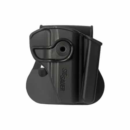 IMI-Z1230 - Polymer Holster with integrated Mag Pouch for Sig Sauer P232, KEL-TEC P- 3AT .380, Ruger LCP 1