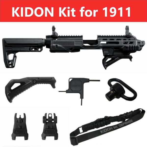IMI Defense KIDON Innovative Pistol to Carbine Platform for 1911 Narrow & Medium Beaver Tail 1