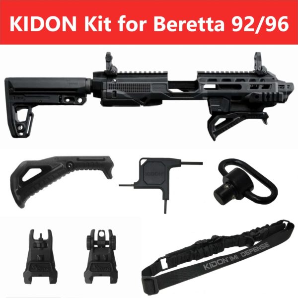 IMI Defense KIDON Innovative Pistol to Carbine Platform for Beretta 92-A1, 96-A1, M9-A1 1