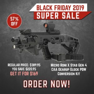 Black Friday 2019 YRSinc - Micro Roni X Stab Gen 4 CAA Gearup Glock PDW Conversion Kit - Available For Immediate Shipment (YRS) 3