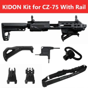 IMI Defense KIDON Universal Pistol Conversion Kit for CZ 75 with Rails and 2075 Rami