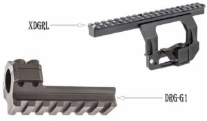 XDGRL and DRG-D1 Upper and bottom picatinny rail for dragunov 3