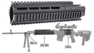 XRS-DRG Dragunov Quad Picatinny rail system 3