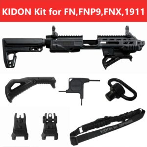 IMI Defense KIDON Innovative Pistol to Carbine Platform for FN,FNP9,FNX,1911 Wide ...