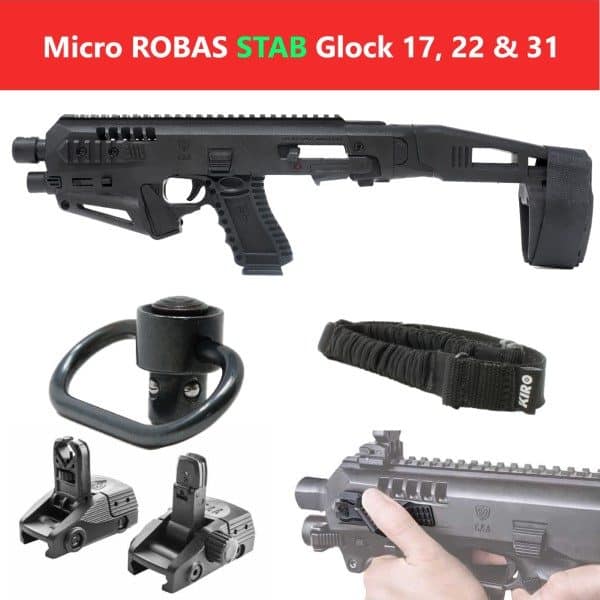 MIC-ROBAS STAB CAA Gearup Micro Roni® Stabilizer Basic Kit for Glock 17, 22 & 31 1