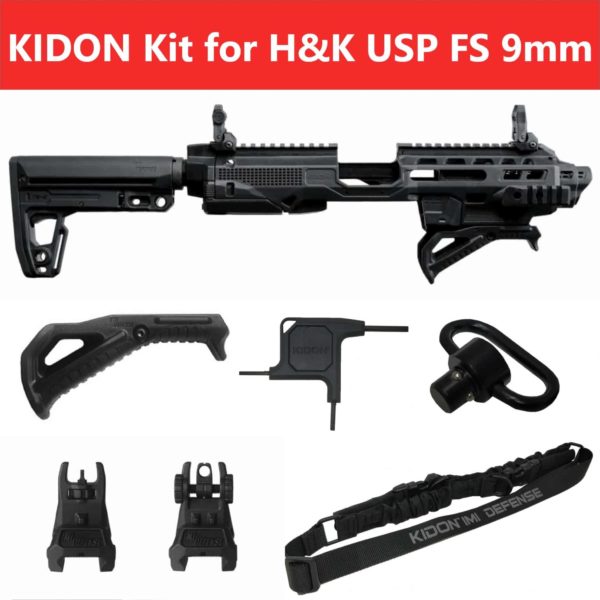 IMI Defense KIDON Innovative Pistol to Carbine Platform for H&K USP FS & Compact 9mm/.40 1
