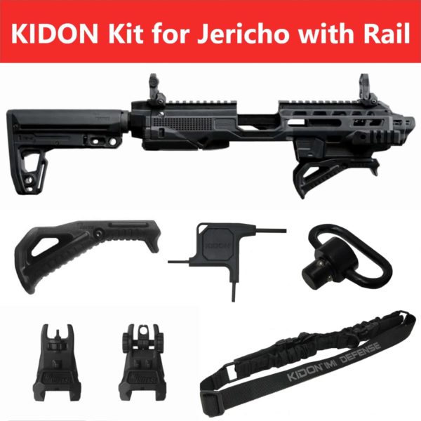 KIDON IMI Defense Innovative Pistol to Carbine Platform for Jericho Steel Frame With Picatinny Rail 1