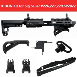 KIDON IMI Defense Innovative Pistol to Carbine Platform for Sig Sauer P226,227,229...