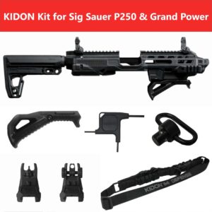 KIDON IMI Defense Innovative Pistol to Carbine Platform for Sig Sauer P250,P320 an...