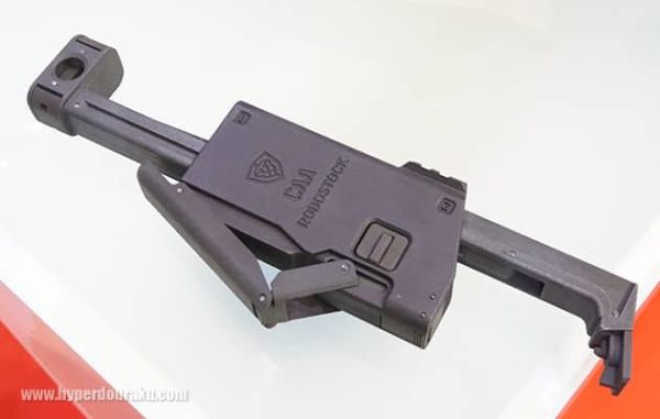 ROBOSTOCK by CAA Industries - Spring Loaded Non-NFA Brace for Gen 3,4,5 Glock 17, 19, 19X, 22, 23, 24, 25, 31, 32, 34, 35, 45 1