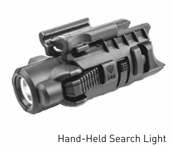 MLA CAA Gearup 4 in 1 Modular Flashlight Adapter - Attaches to the Belt, Pistol Mounted, Hand Held and Fits Micro Roni 4