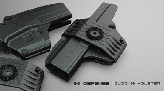 Z8019 IMI Defense MORF-X3 Revolutionary Polymer Holster for Glock 19 3