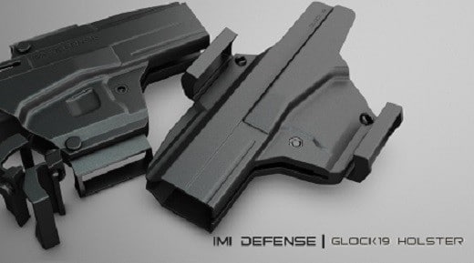Z8019 IMI Defense MORF-X3 Revolutionary Polymer Holster for Glock 19 2