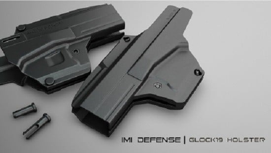 Z8019 IMI Defense MORF-X3 Revolutionary Polymer Holster for Glock 19 4
