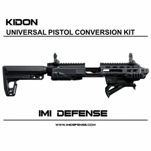 IMI Defense KIDON Innovative Pistol to Carbine Platform for Glock 17,19,22,23,25,29,30,31,32,36,38 Gen 3, 4 & 5 and Honor Guard 8
