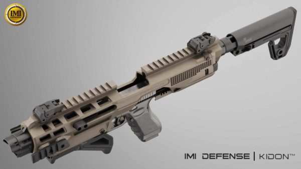 KIDON IMI Defense Innovative Pistol to Carbine Platform for Sig Sauer P250,P320 and Grand Power 11