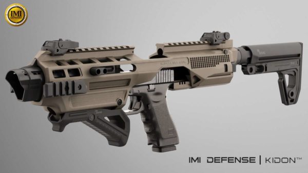 KIDON IMI Defense Innovative Pistol to Carbine Platform for Sig Sauer P250,P320 and Grand Power 3