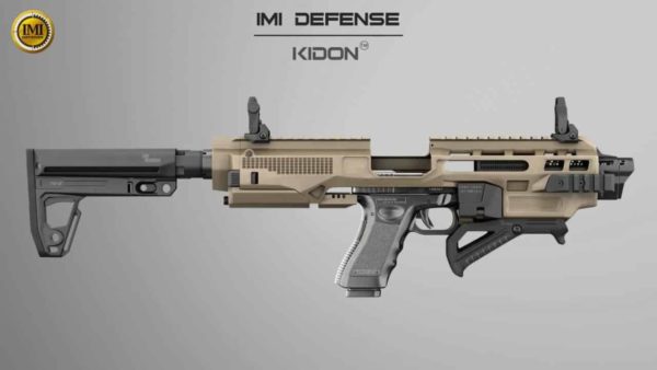 IMI Defense KIDON Innovative Pistol to Carbine Platform for Glock 17,19,22,23,25,29,30,31,32,36,38 Gen 3, 4 & 5 and Honor Guard 2