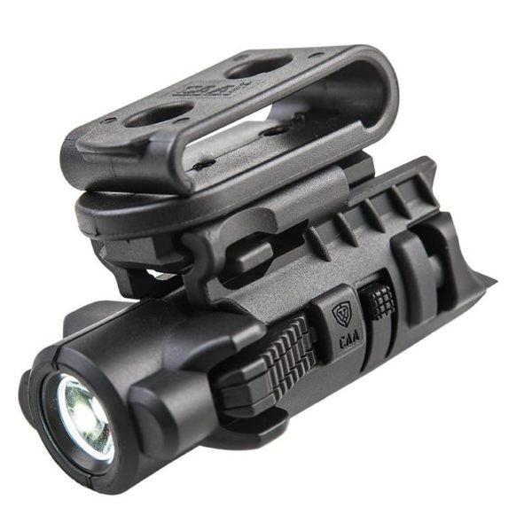 MLA CAA Gearup 4 in 1 Modular Flashlight Adapter - Attaches to the Belt, Pistol Mounted, Hand Held and Fits Micro Roni 7