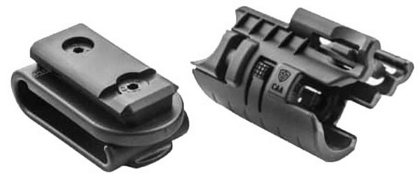 MLA CAA Gearup 4 in 1 Modular Flashlight Adapter - Attaches to the Belt, Pistol Mounted, Hand Held and Fits Micro Roni 1
