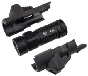 MRFL CAA Industries Micro Roni Integral Front 500 & 600 Lumens Flashlight for ...