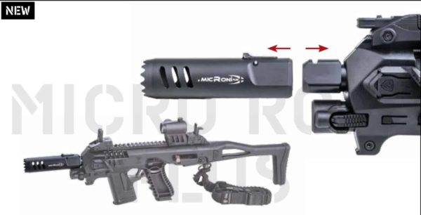 PMD CAA Gearup Plus Muzzle Device for Micro Roni Gen 4 and Micro Roni Plus 1