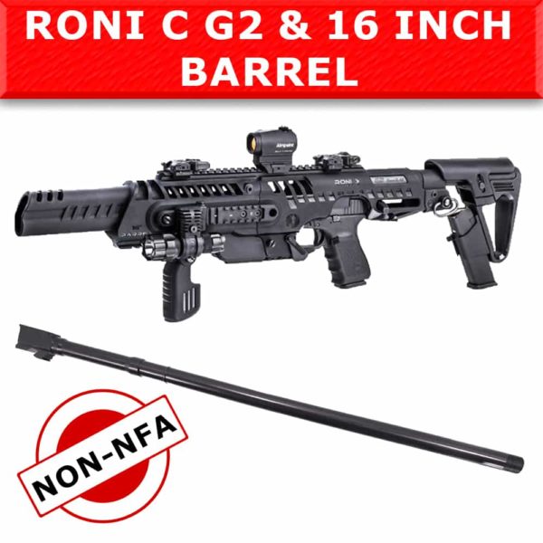 NON NFA - CAA Roni C G2 & IGB 16" Barrel for Glock 17, 22 & 31 1