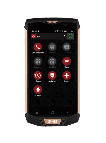IntactPhone R2 Heavily Secured Phone for Military and Police Personnel