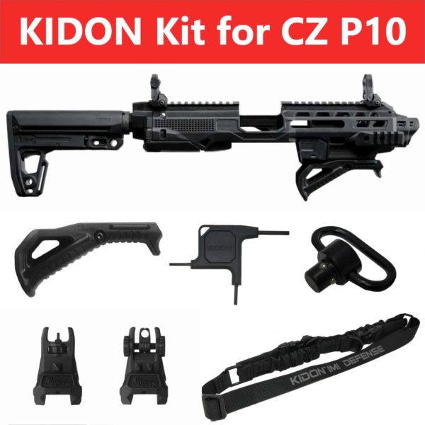IMI Defense KIDON Innovative Pistol to Carbine Platform for CZ P10 – P10C & P10F 1