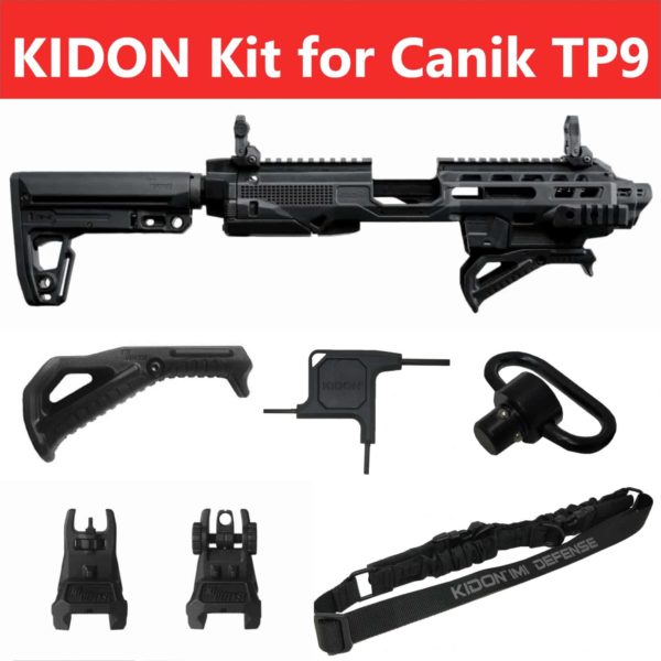 IMI Defense KIDON Innovative Pistol to Carbine Platform for Canik TP9 – TP9SFX, TP9SF, TP9SA, TP9SF Elite-S, TP9SF Elite, TP9SF Elite Combat 1