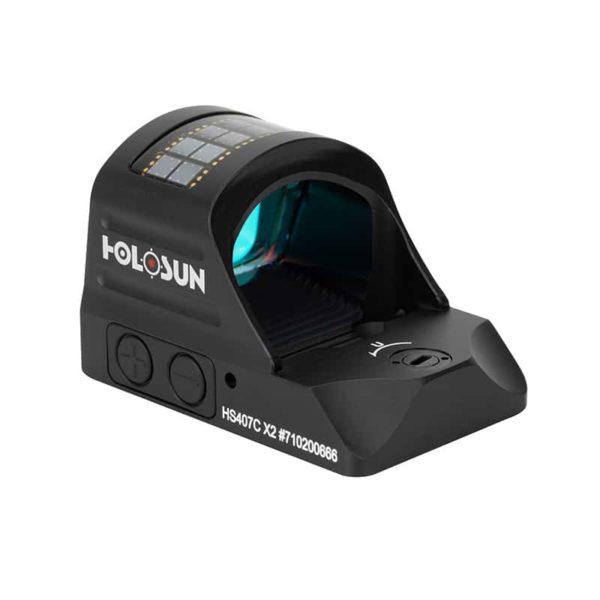 Holosun HS407C-X2 Red Dot / Circle Dot Reflex Sight With Shake Awake 7