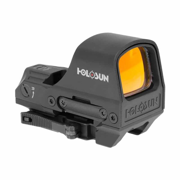 Holosun HS510C Red Dot / Circle Dot Reflex Sight with Solar Panel and QD Mount 3