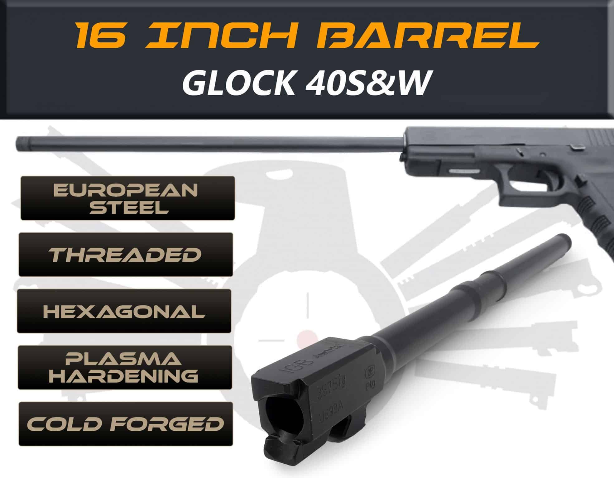 Glock Gen 5 Long Barrels 16