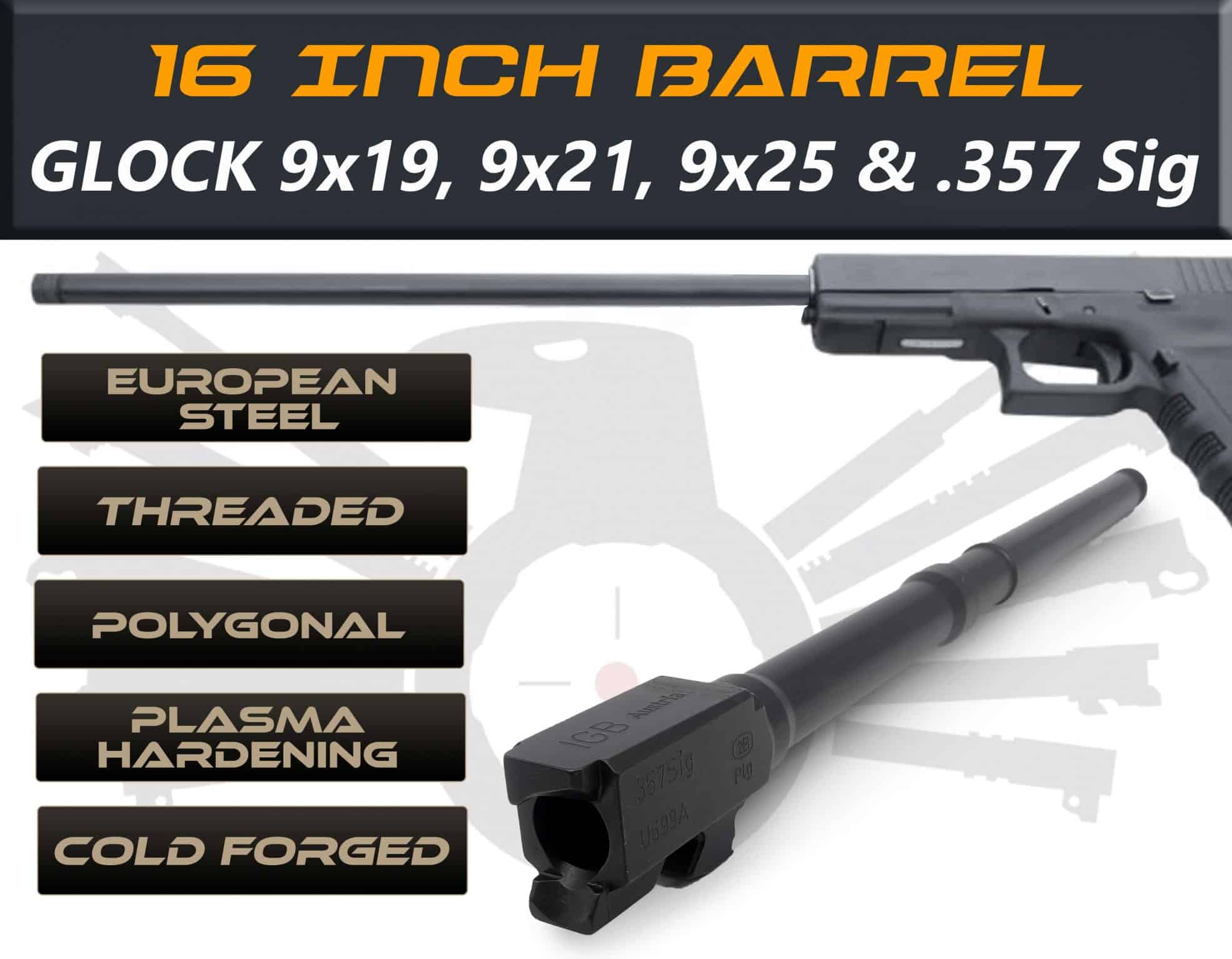 Glock Gen 5 Long Barrels 16