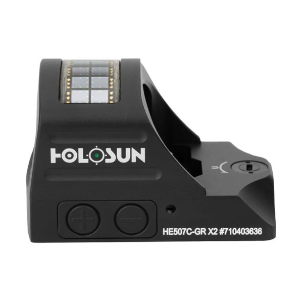 Holosun HE507C-GR X2 Green Dot / Circle Dot Reflex Sight with Solar Panel 2