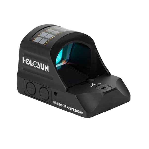 Holosun HE407C-GR X2 Green Dot / Circle Dot Reflex Sight With Solar Panel 3