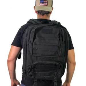 MASADA Armour MS_TACBAG Bulletproof Tactical Backpack Full Body Armor Bulletproof Vest 3A Protection Level Front On Back - TACTICAL 3
