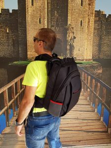 MASADA Armour MS_TACBAG Bulletproof Tactical Backpack Full Body Armor Bulletproof Vest 3A Protection Level On - Back Shot 3